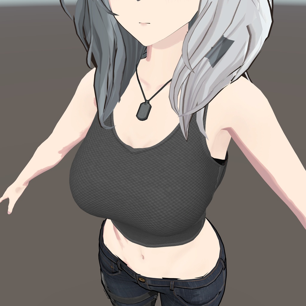 【センティッド用衣装】タンクトップ&バスタオル