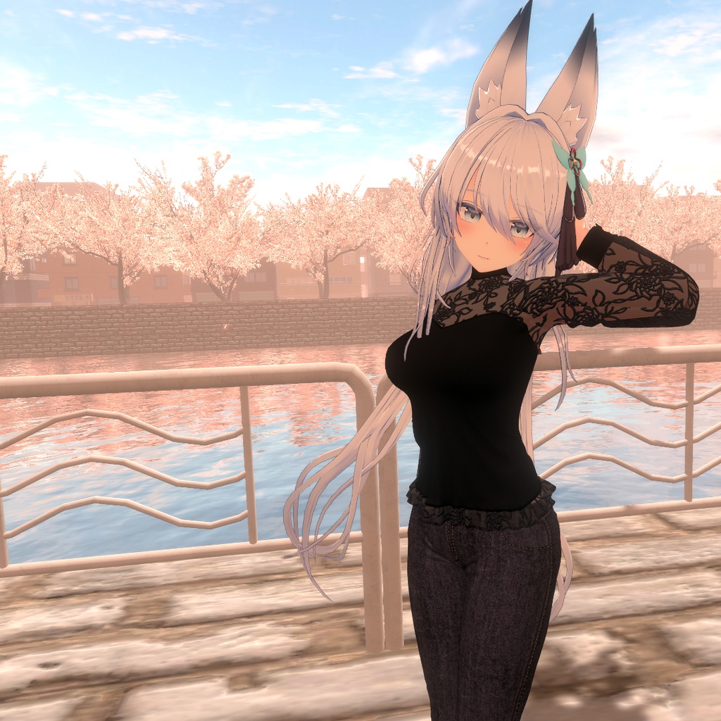 【狐薄ちゃん用衣装】春コーデセット