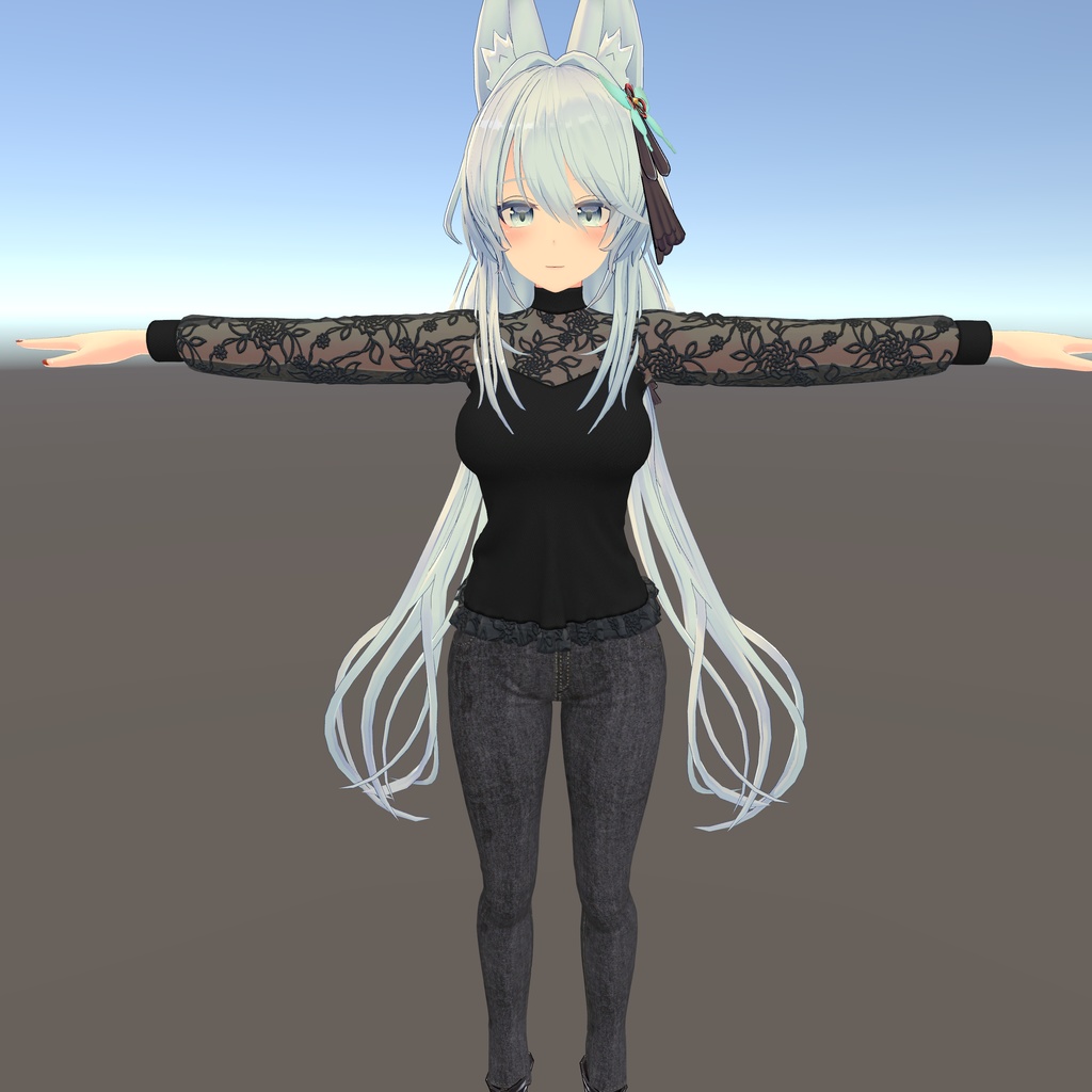 【狐薄ちゃん用衣装】春コーデセット