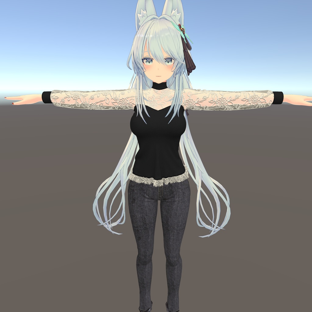 【狐薄ちゃん用衣装】春コーデセット