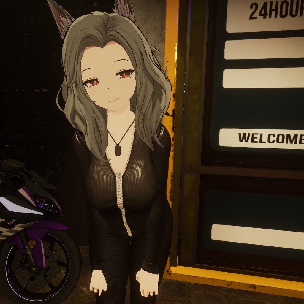 【センティッド用衣装】ライダースーツ