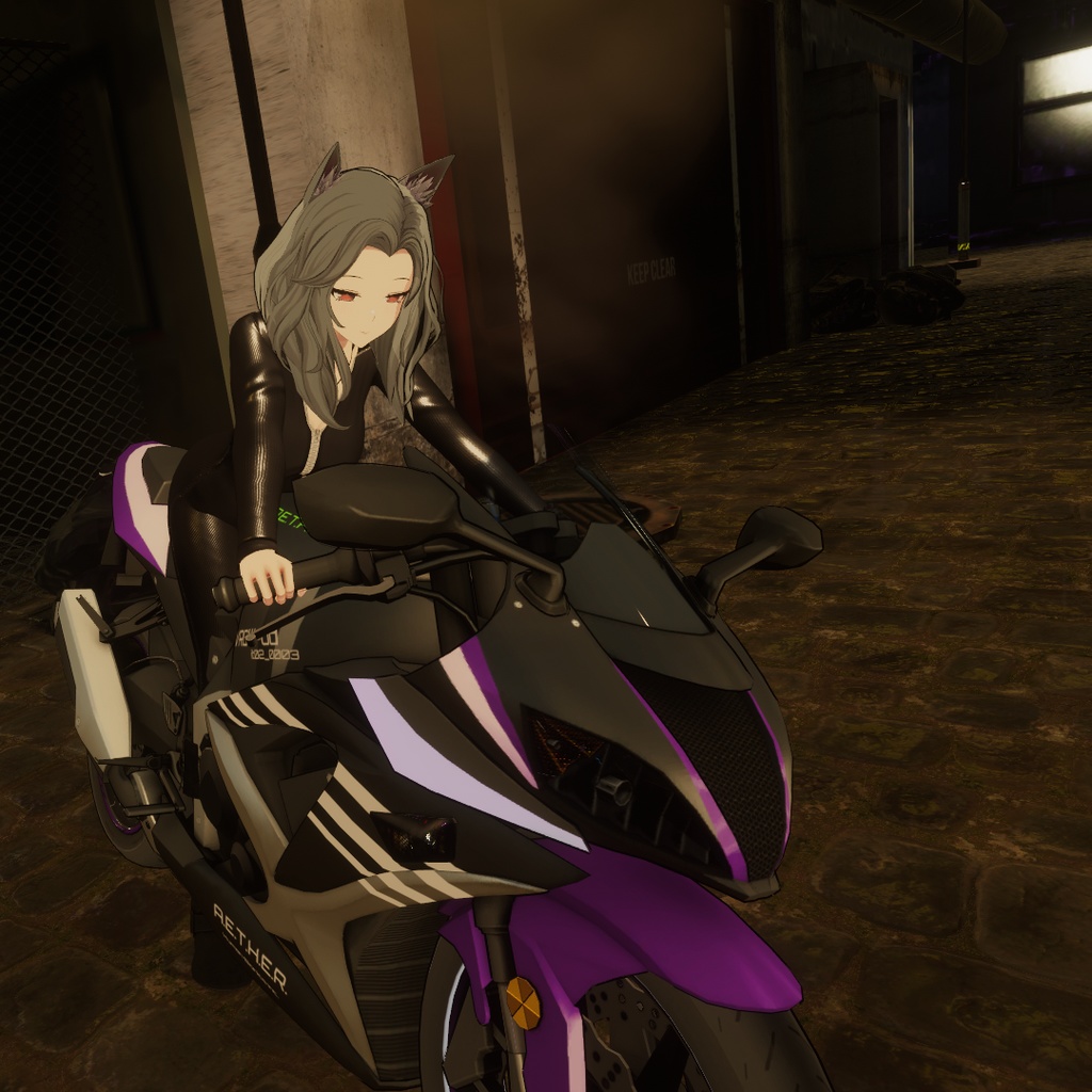 【センティッド用衣装】ライダースーツ