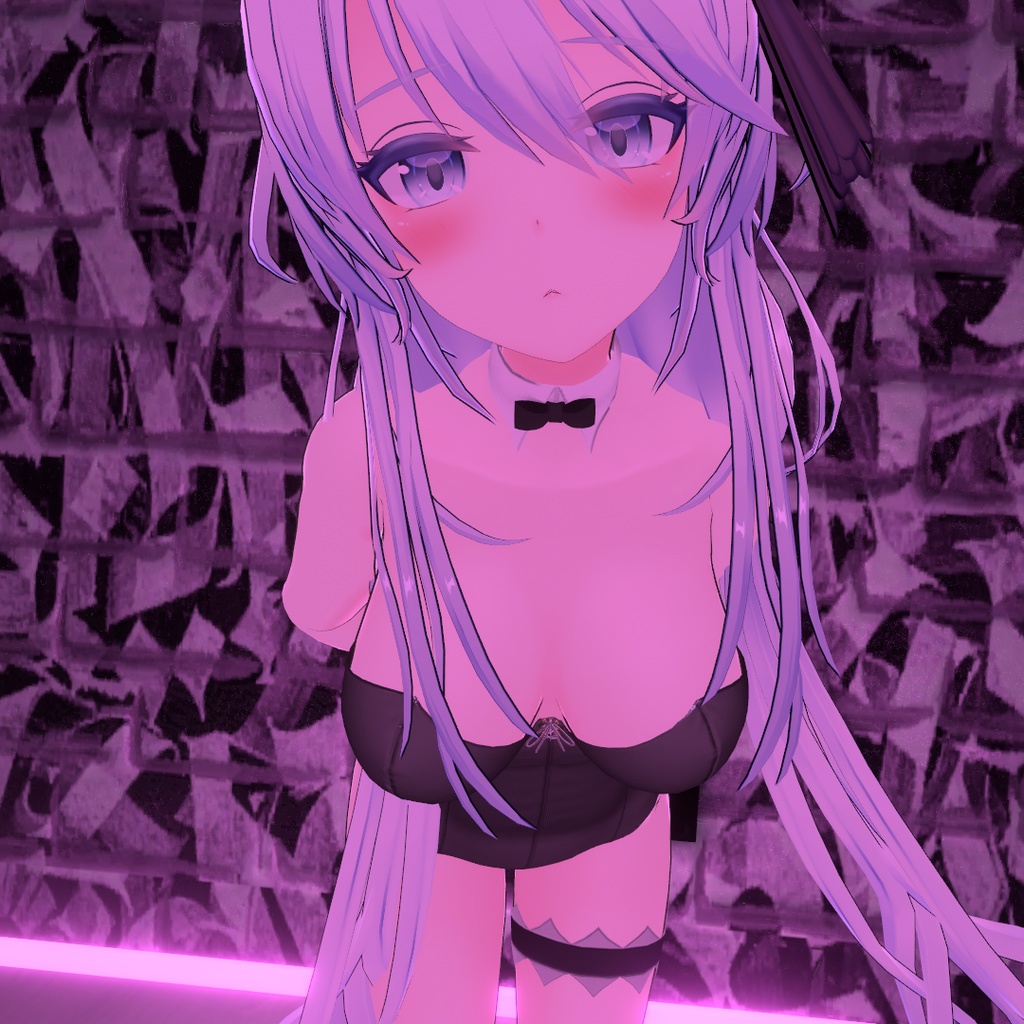 【狐薄ちゃん用衣装】レザーバニーガール