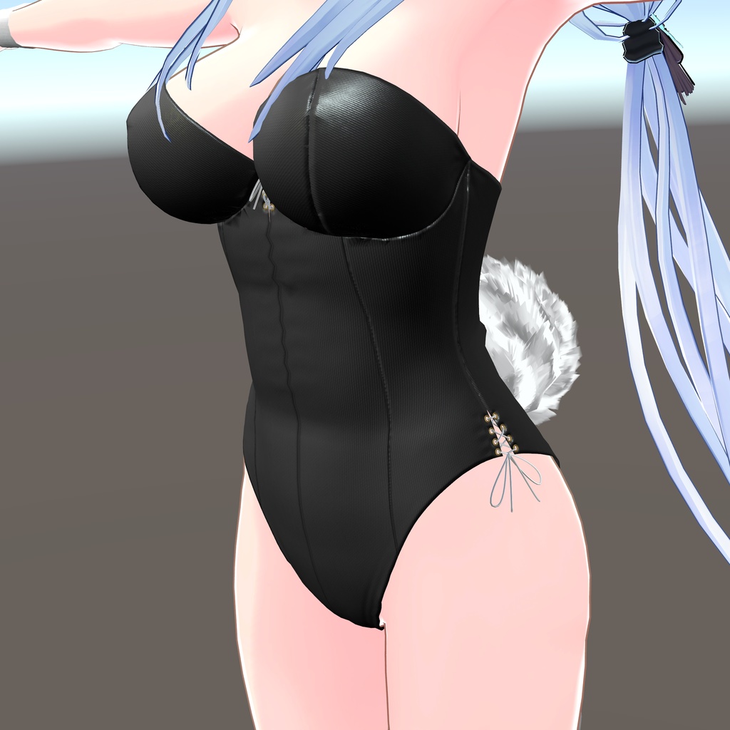 【狐薄ちゃん用衣装】レザーバニーガール