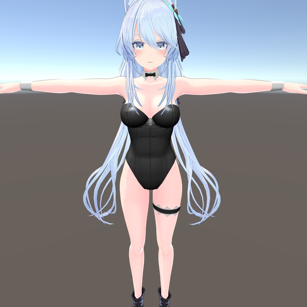 【狐薄ちゃん用衣装】レザーバニーガール