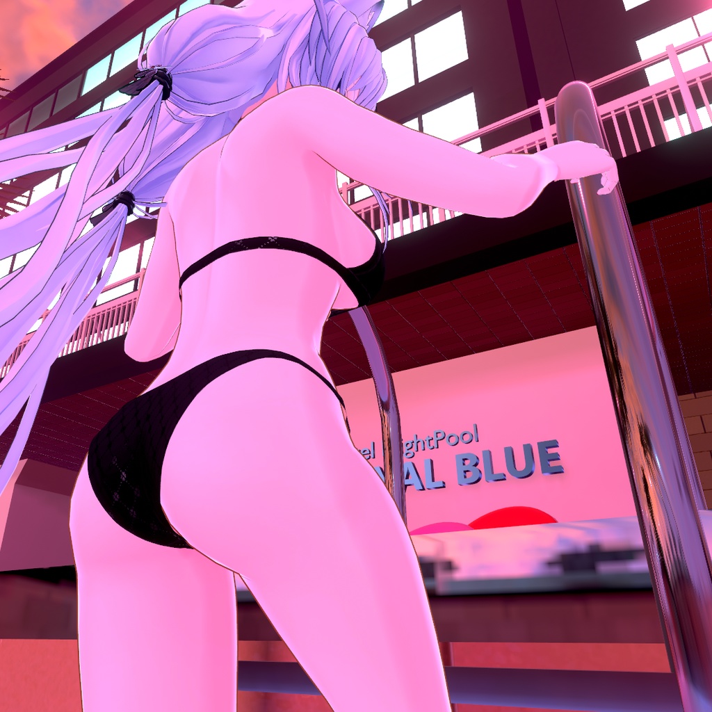 【狐薄ちゃん用衣装】ホルターネックビキニ