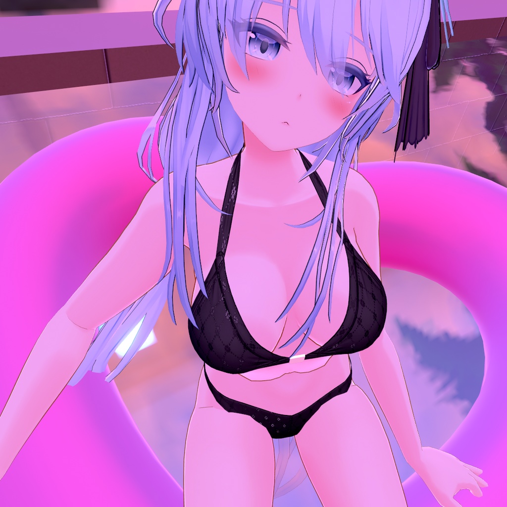 【狐薄ちゃん用衣装】ホルターネックビキニ