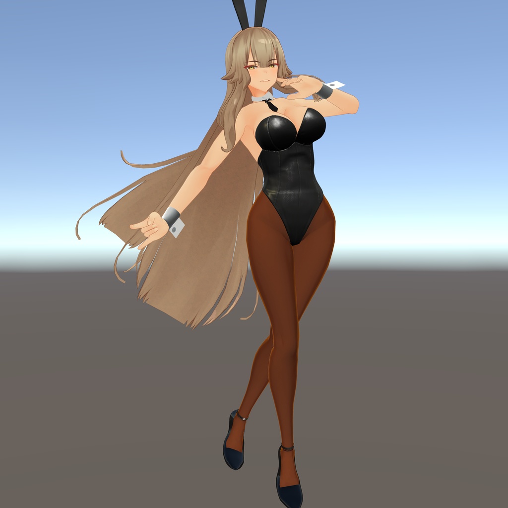 【ストレーラ用衣装】レザーバニーガールセット