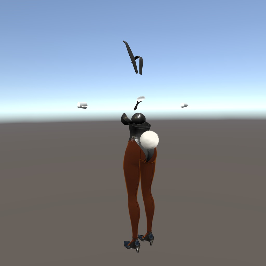 【ストレーラ用衣装】レザーバニーガールセット