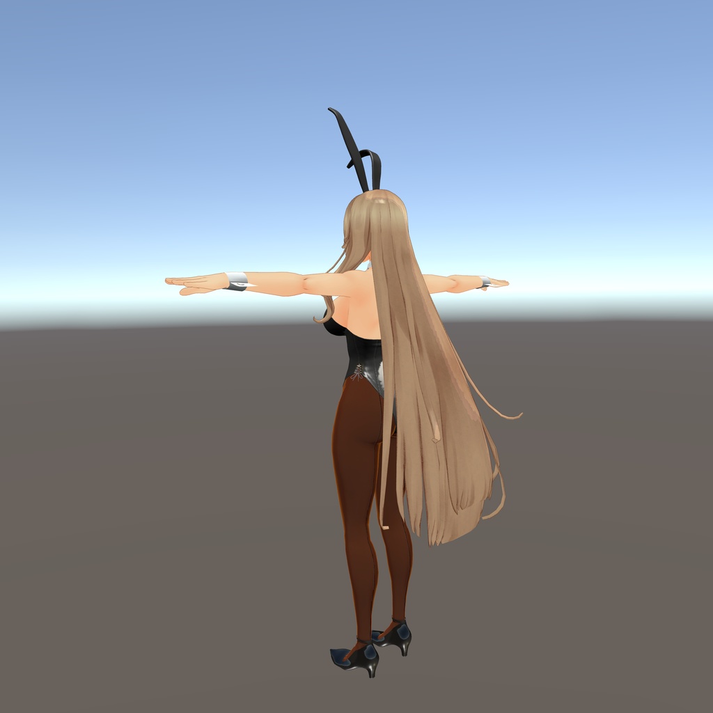 【ストレーラ用衣装】レザーバニーガールセット