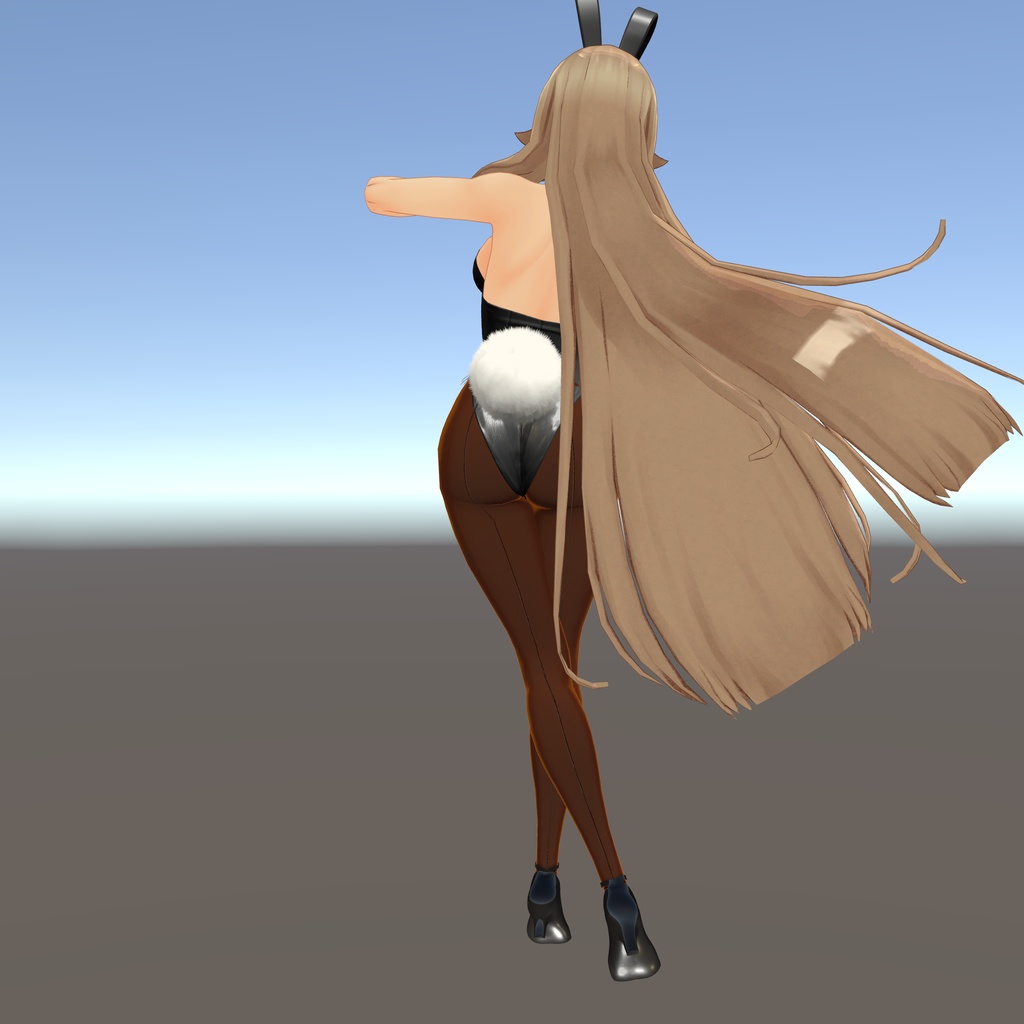 【ストレーラ用衣装】レザーバニーガールセット