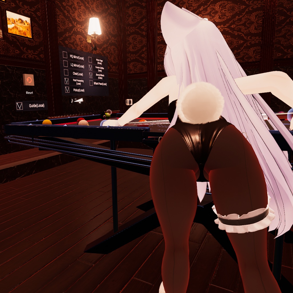 【ウルフェリア用衣装】レザーバニースーツ