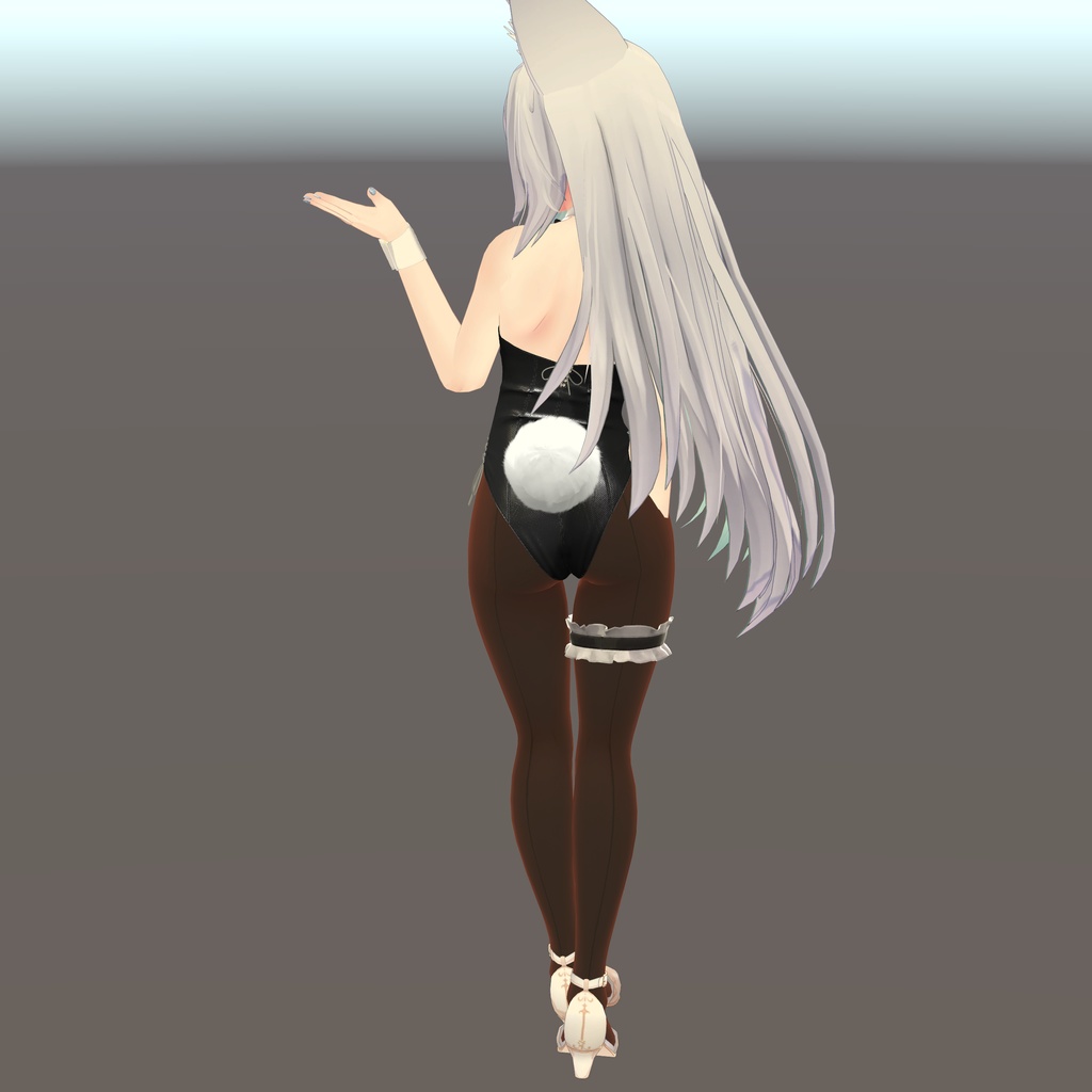 【ウルフェリア用衣装】レザーバニースーツ