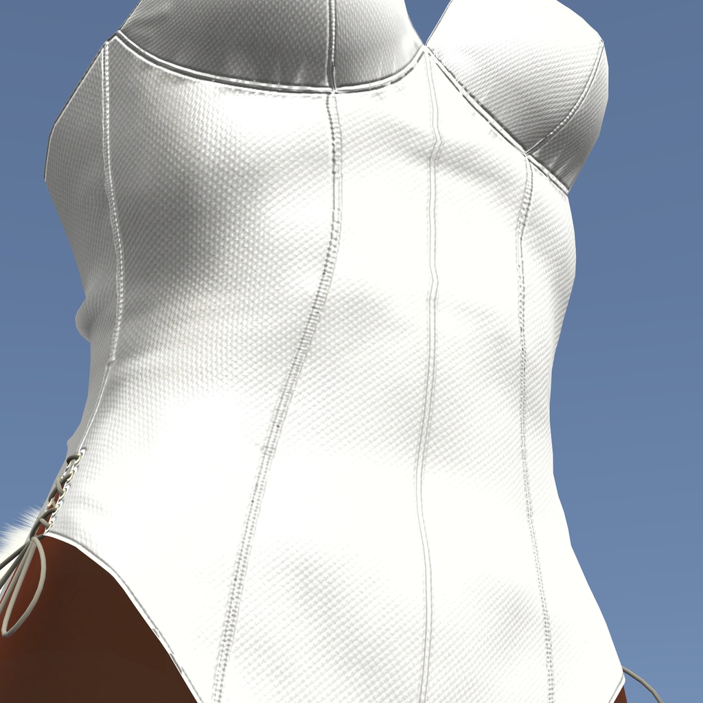 【ウルフェリア用衣装】レザーバニースーツ