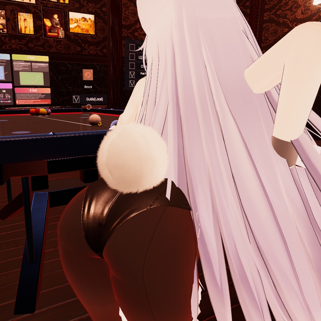 【ウルフェリア用衣装】レザーバニースーツ