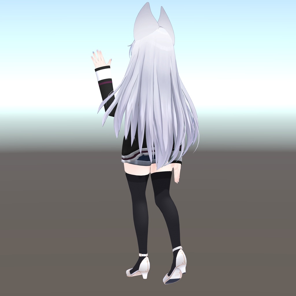 【ウルフェリア用衣装】パーカーコーデ