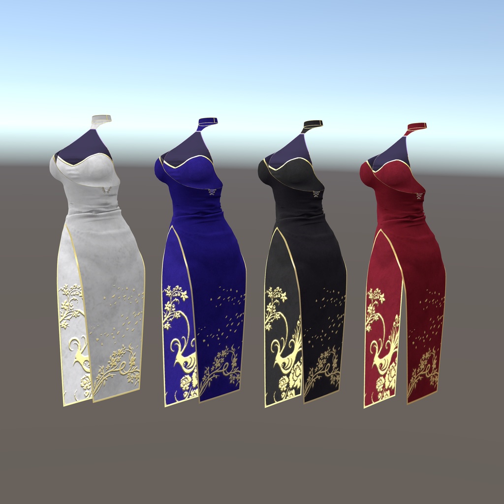 【狐薄ちゃん用衣装】チャイナドレス