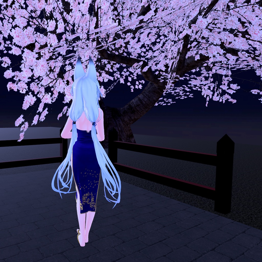 【狐薄ちゃん用衣装】チャイナドレス