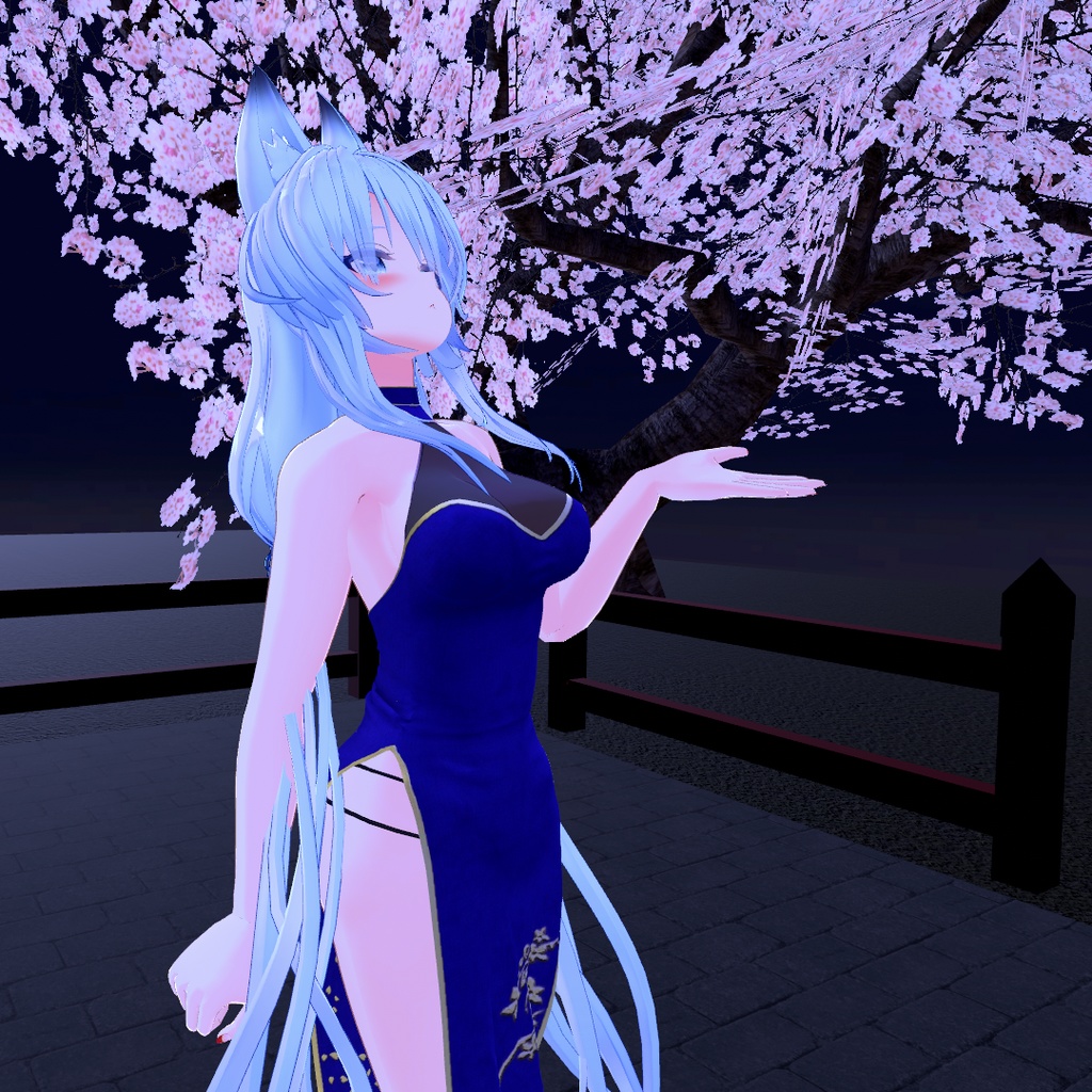 【狐薄ちゃん用衣装】チャイナドレス