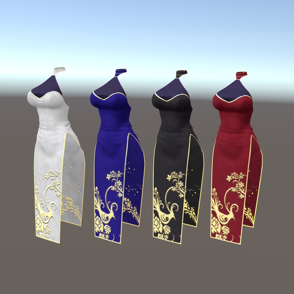 【狐薄ちゃん用衣装】チャイナドレス