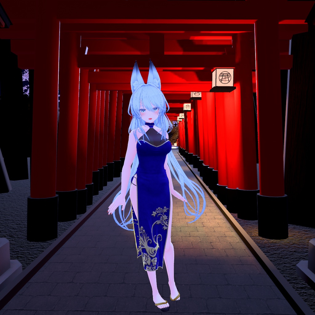 【狐薄ちゃん用衣装】チャイナドレス