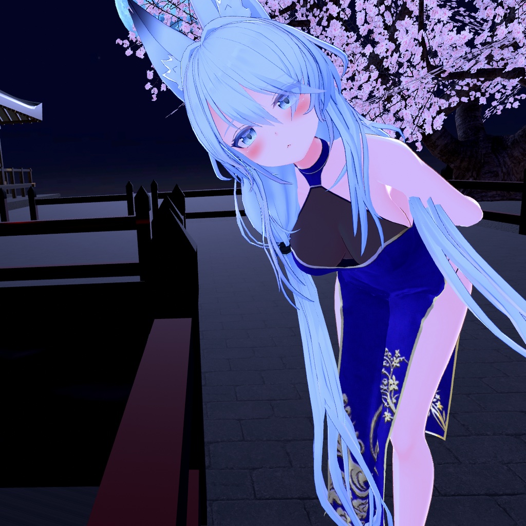 【狐薄ちゃん用衣装】チャイナドレス