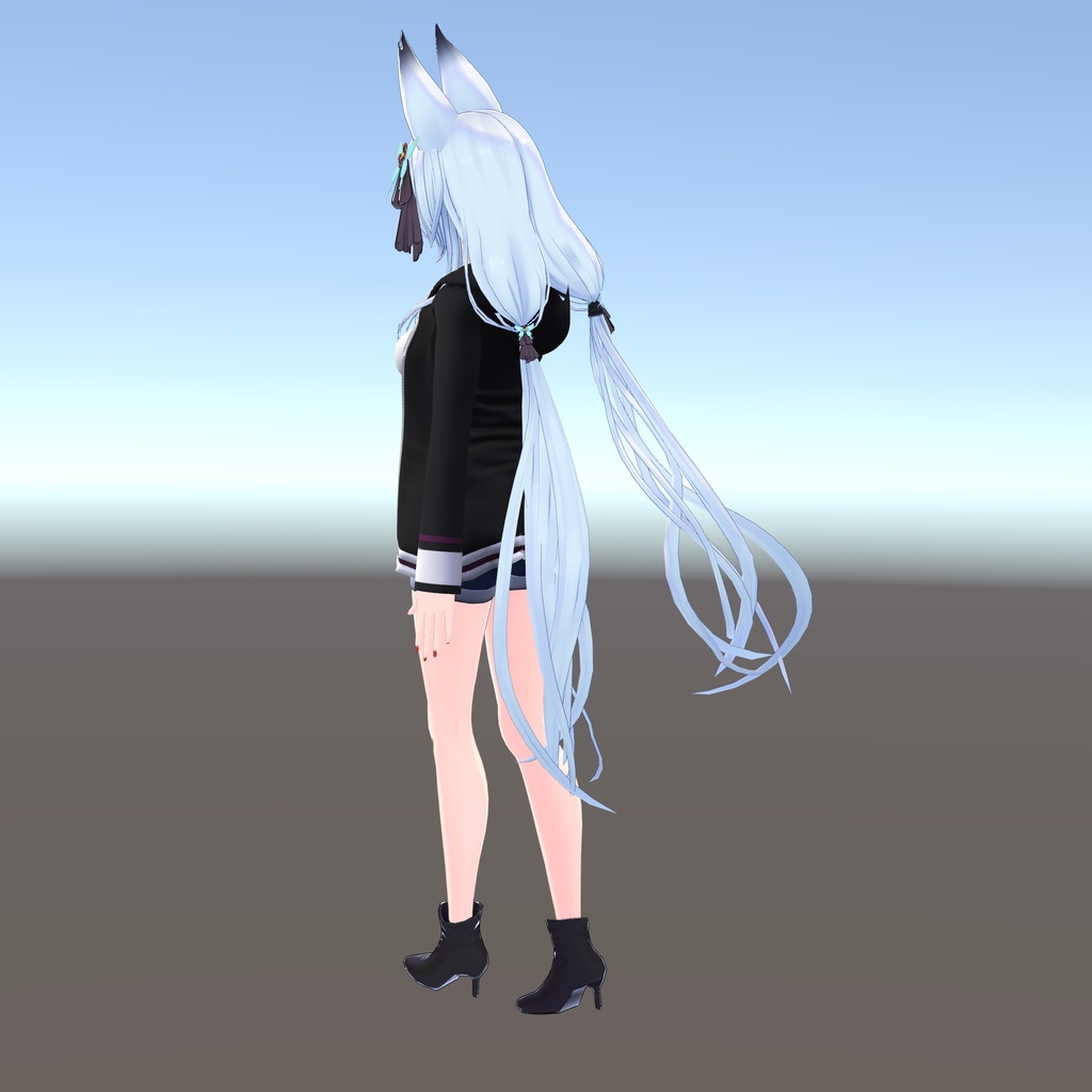 【狐薄ちゃん用衣装】パーカーコーデ