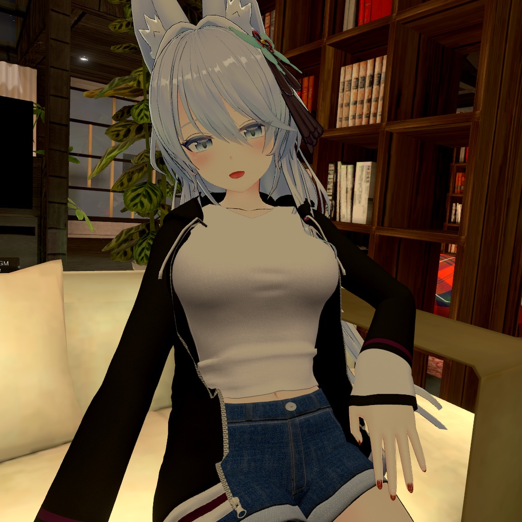 【狐薄ちゃん用衣装】パーカーコーデ