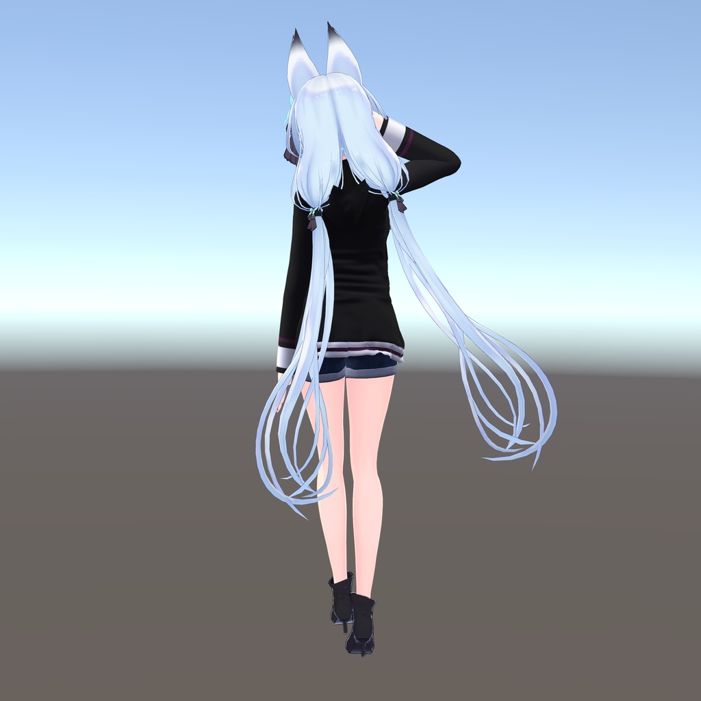 【狐薄ちゃん用衣装】パーカーコーデ