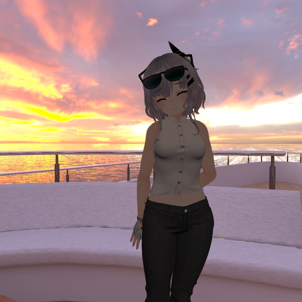 【Leeme -リーメ- & Reeva -リーバ-用衣装】パンツコーデ