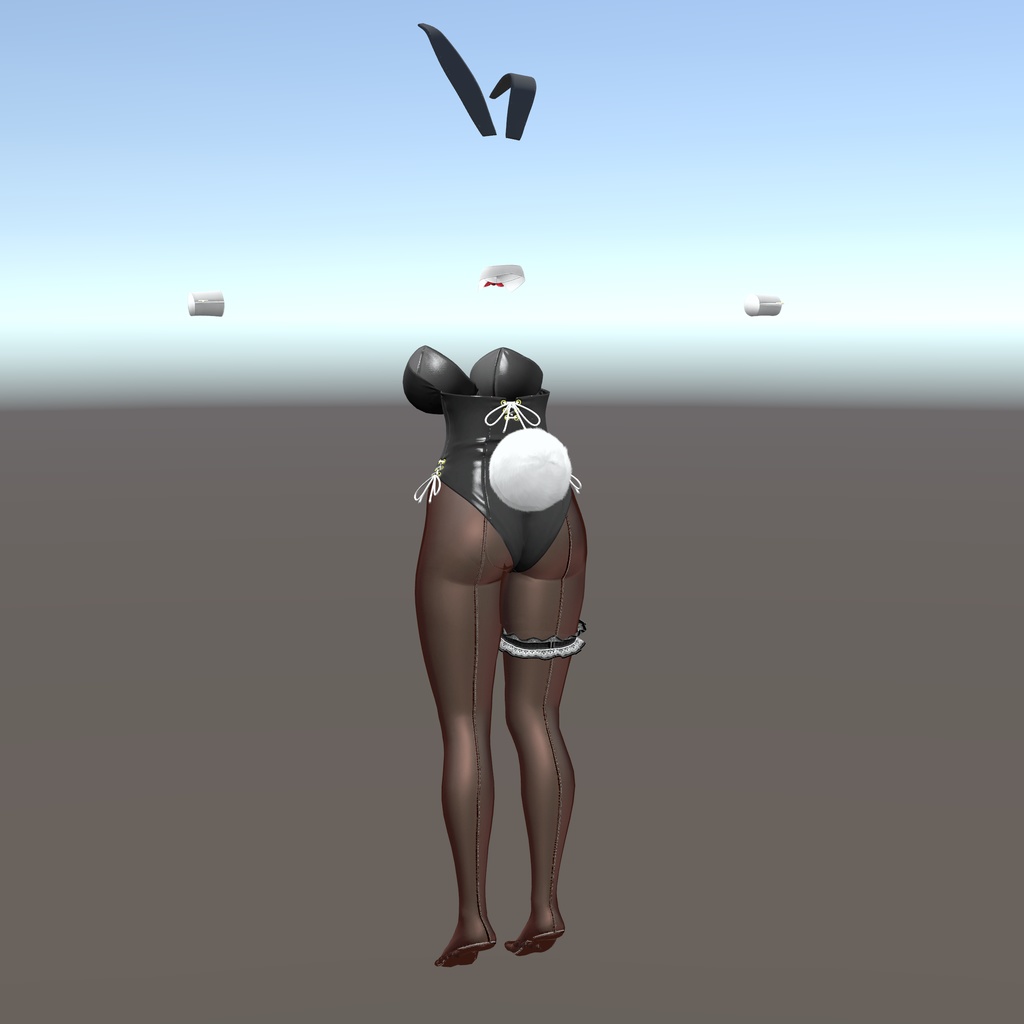 【イメリス用衣装】レザーバニーガール