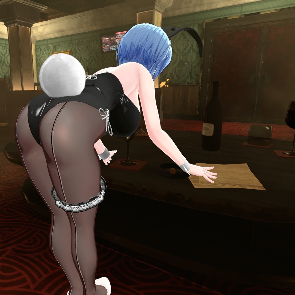 【イメリス用衣装】レザーバニーガール