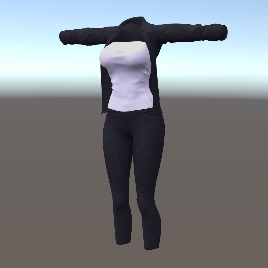 【狐薄・ヨール用衣装】ジャケットパンツスタイル