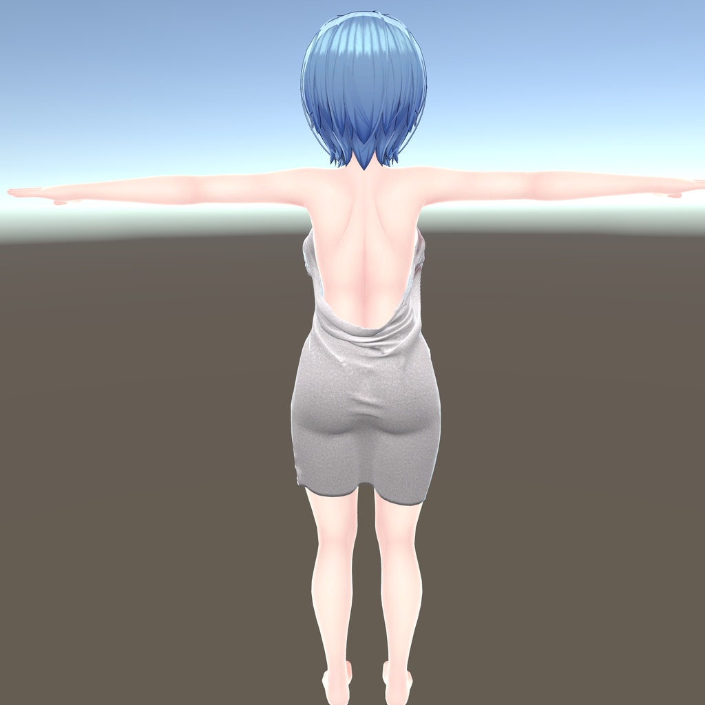 【イメリス用衣装】湯上りバスタオル