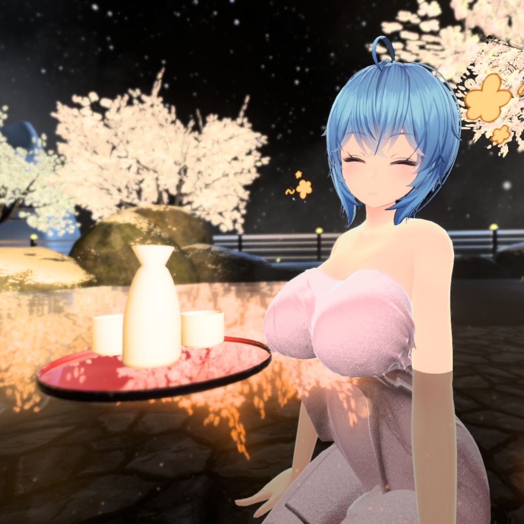 【イメリス用衣装】湯上りバスタオル