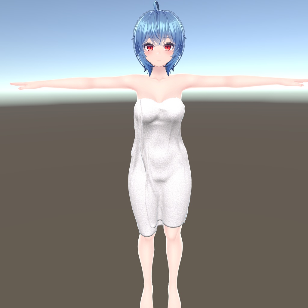 【イメリス用衣装】湯上りバスタオル