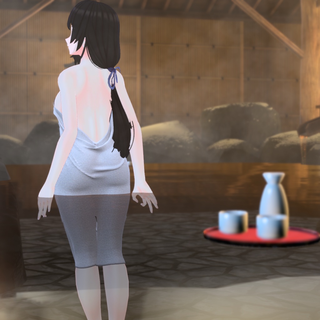 【テレクレア用衣装】湯上りバスタオル