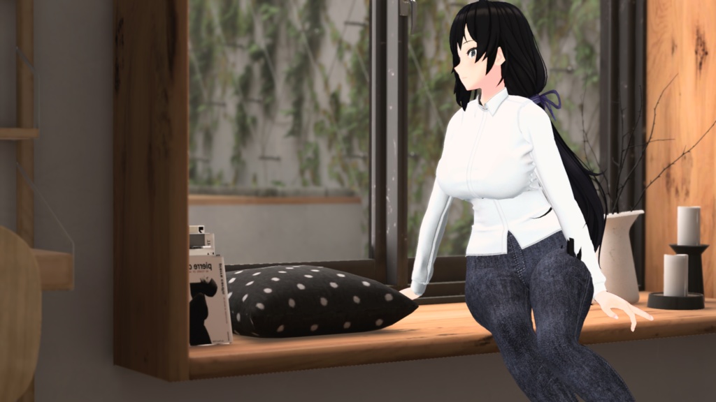 【テレクレア用衣装】シャツコーデ