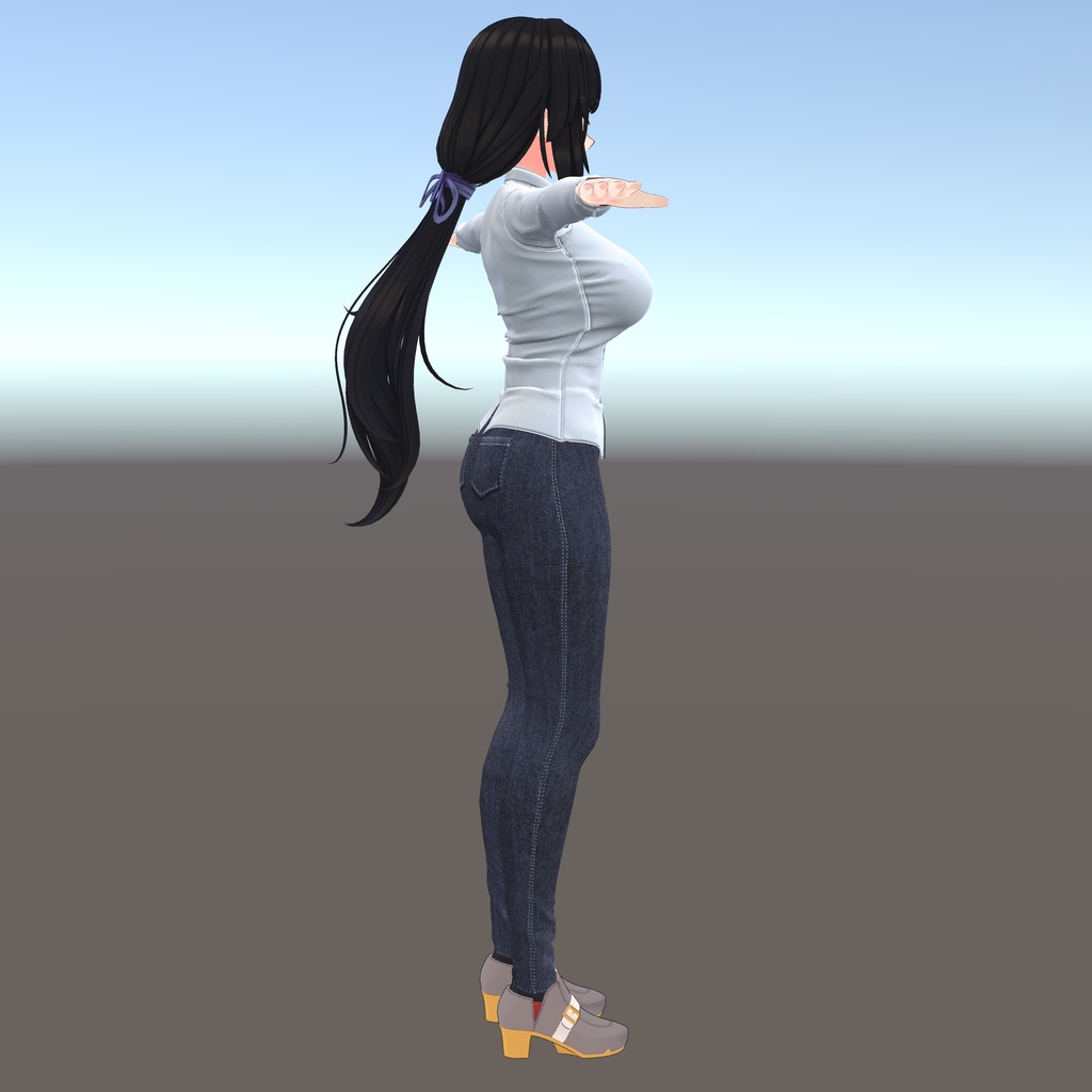 【テレクレア用衣装】シャツコーデ