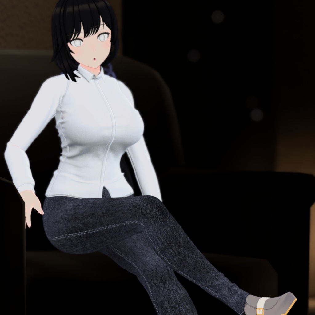 【テレクレア用衣装】シャツコーデ