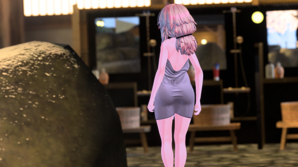 【メリノ用衣装】湯上りバスタオル