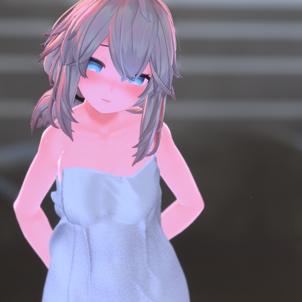 【メリノ用衣装】湯上りバスタオル