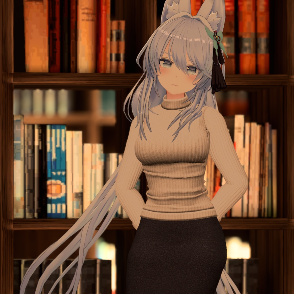 【狐薄・ヨール 用衣装】ニットタイトスカート