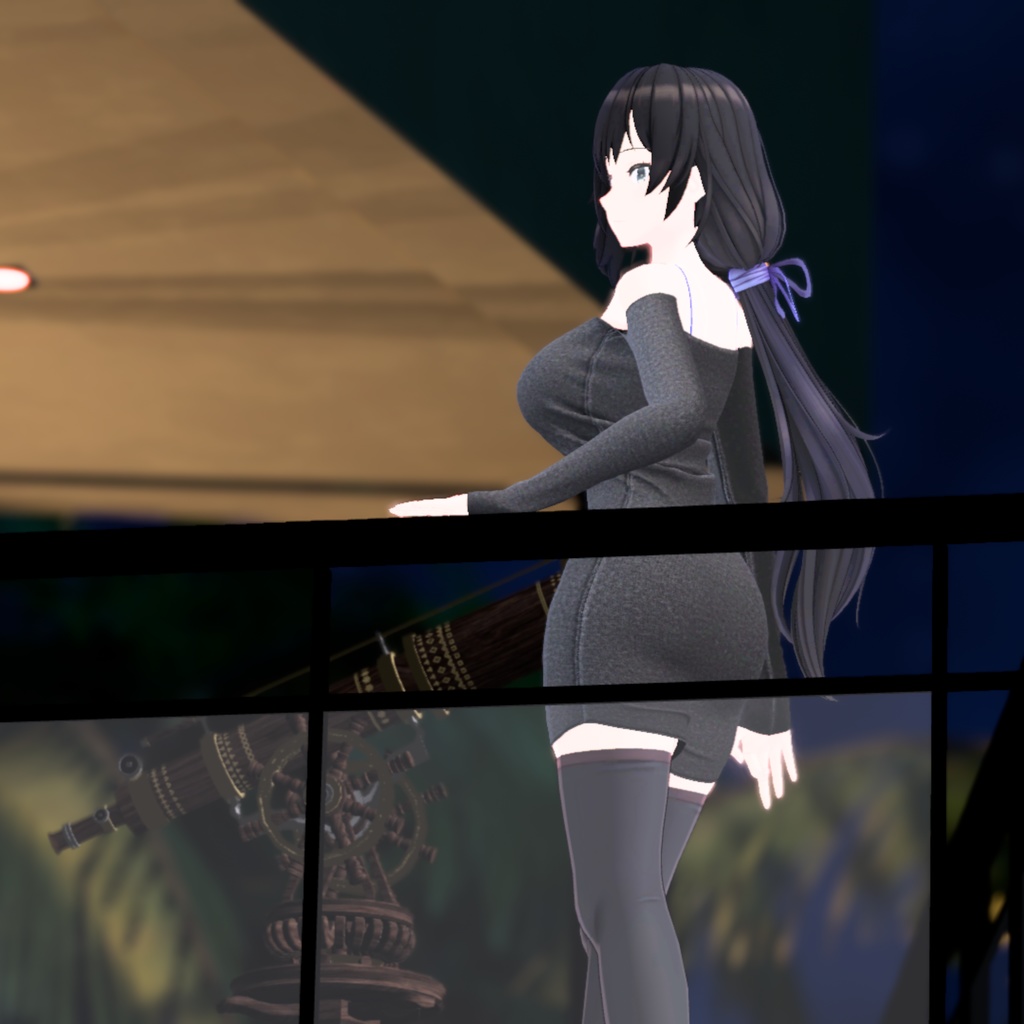 【テレクレア用衣装】ニットワンピース