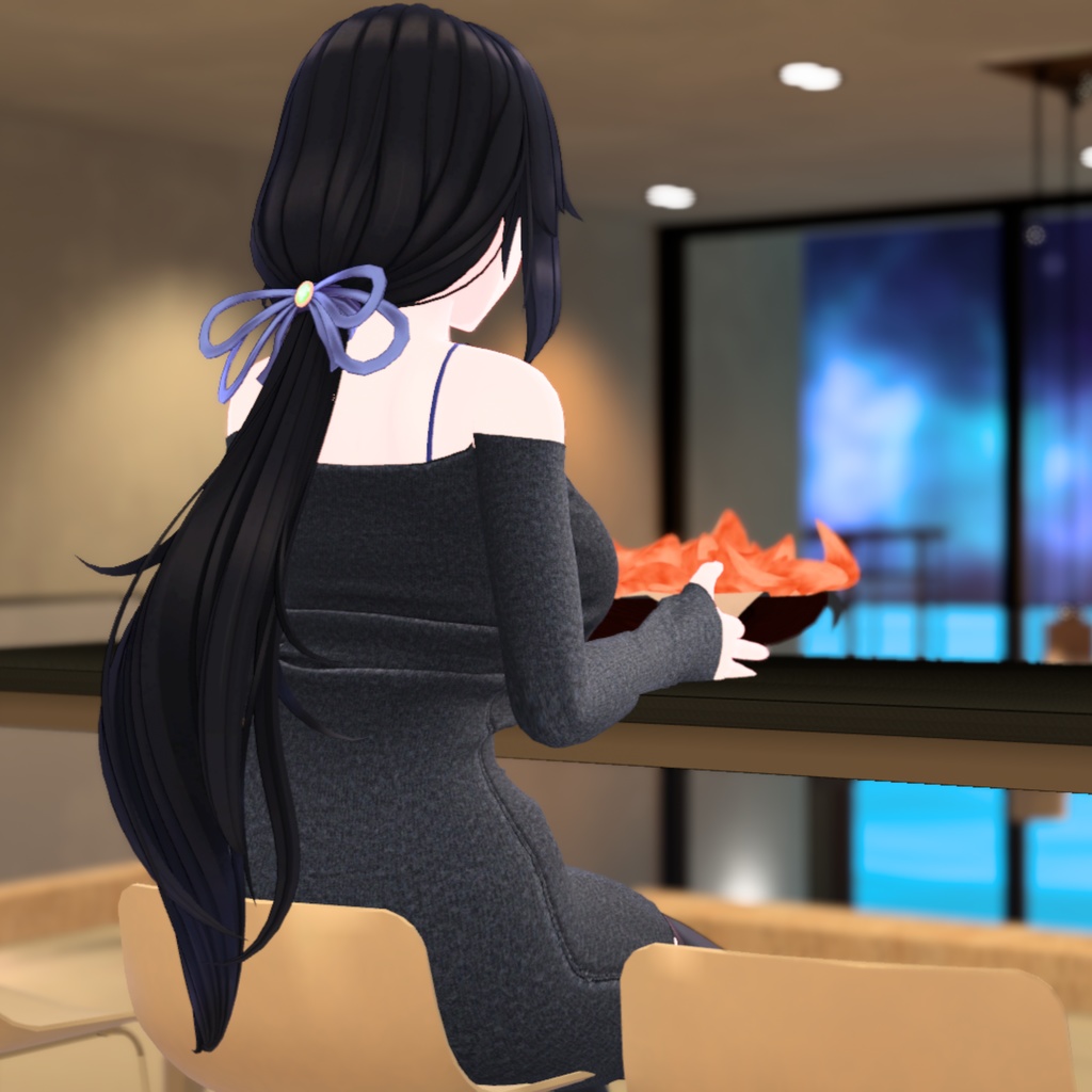 【テレクレア用衣装】ニットワンピース