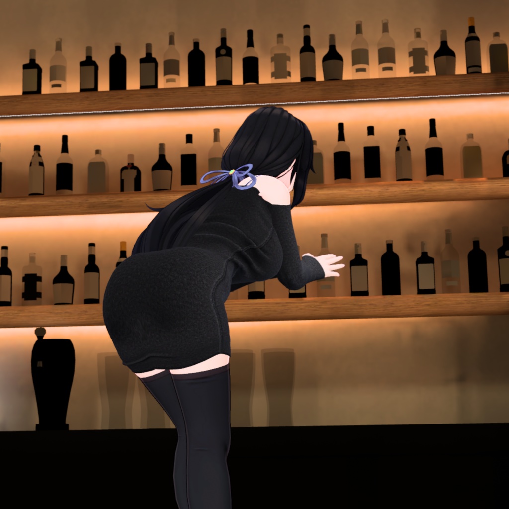 【テレクレア用衣装】ニットワンピース