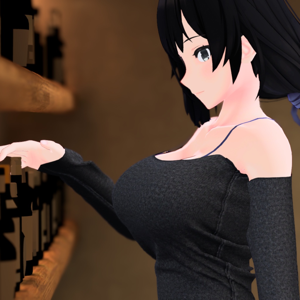 【テレクレア用衣装】ニットワンピース