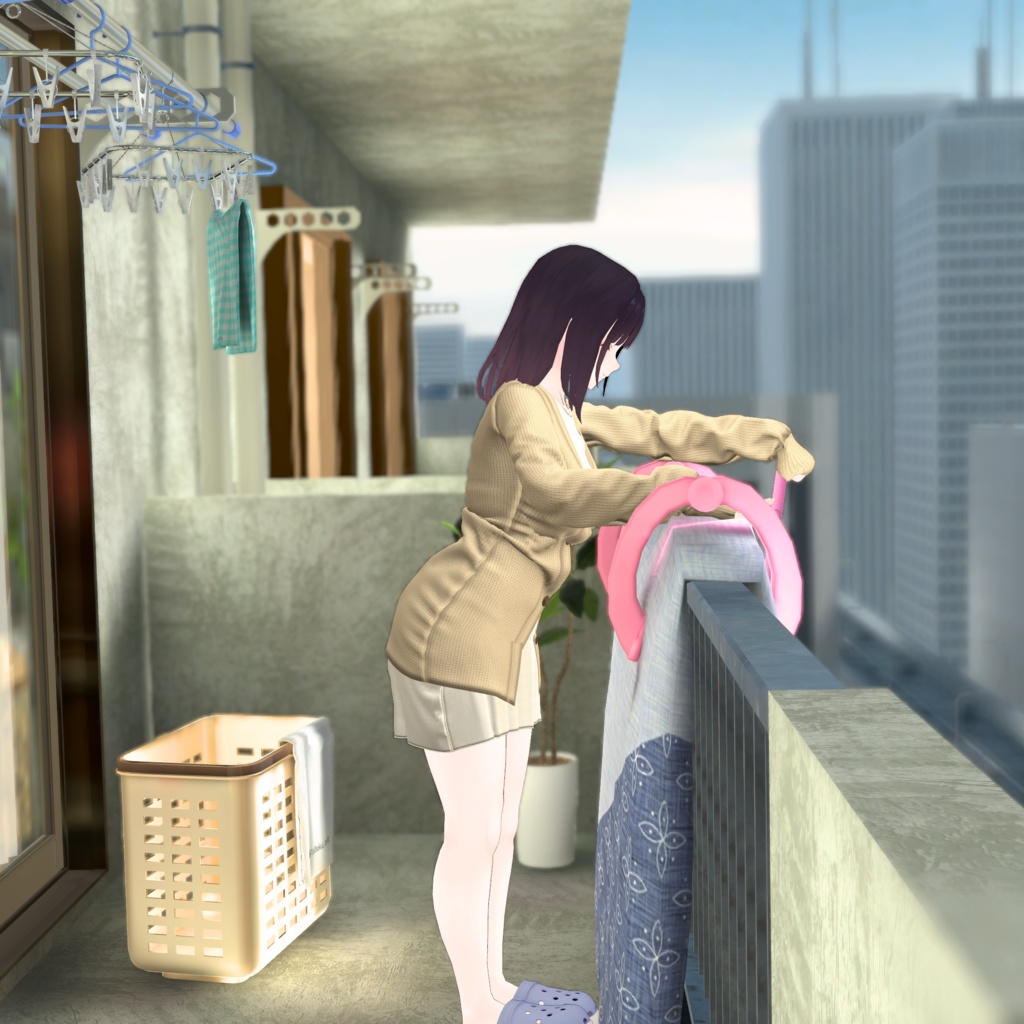 【くろなつ用衣装】おうちセーター