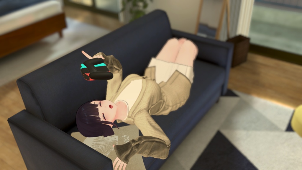 【くろなつ用衣装】おうちセーター