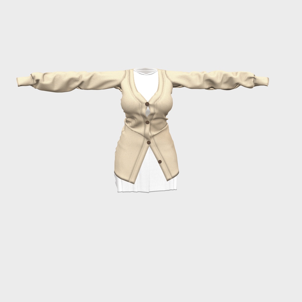 【くろなつ用衣装】おうちセーター